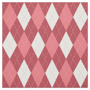 Tela Patrón de arcilla rosa y blanco
