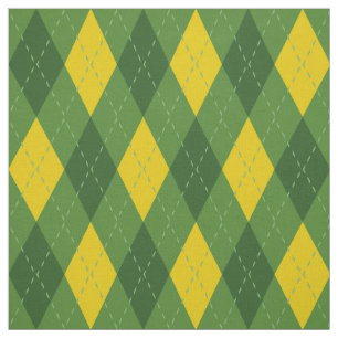 Tela Patrón de arcilla verde y amarillo