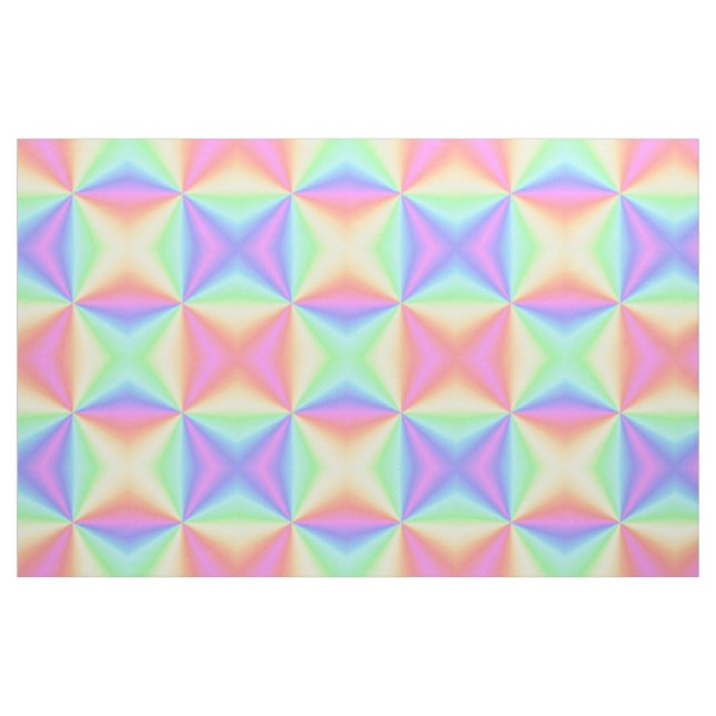 Tela Patrón de arco iris 5 ("Cuarto gordo" (fat quarter))