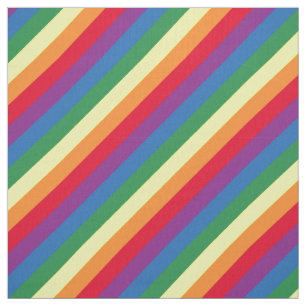 Tela Patrón de arco iris diagonal