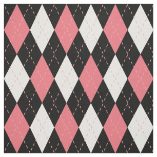 Tela Patrón de Argel negro rosa