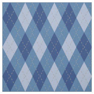 Tela Patrón de argles gris azul