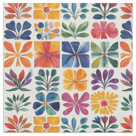 Tela Patrón de arte folclórico mexicano-Papel picado