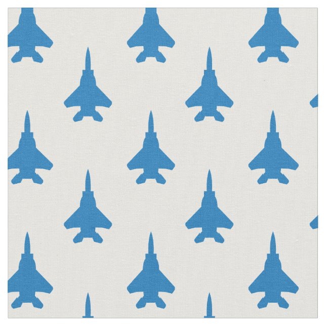 Tela Patrón de azulado en blanco F-15 (De cerca)