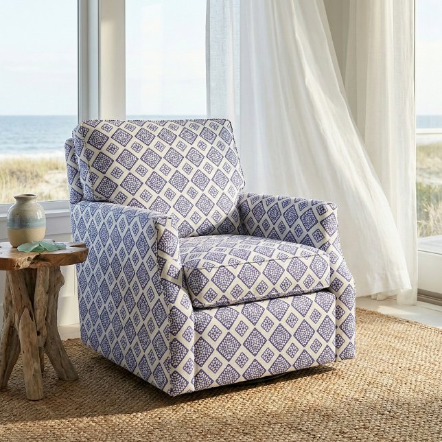 Tela Patrón de Azure geométrico azul y blanco (Subido por el creador)