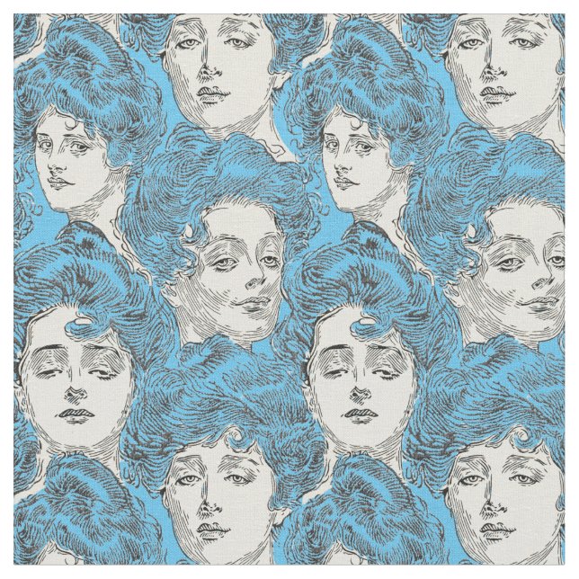 Tela Patrón de bachiller "Chicas Gibson" de la época de (De cerca)