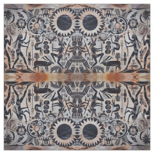 Tela Patrón de bailarina Kachina de los petroglifos del