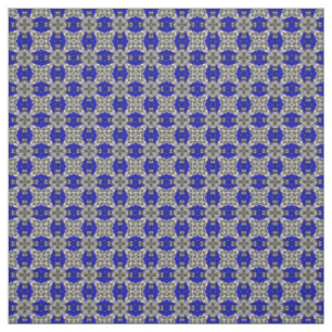 Tela Patrón de baldosas repetido azul zafiro gris y bla