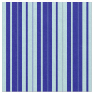 Tela Patrón de bandas azul y azul oscuro en polvo