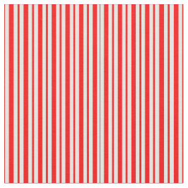 Tela Patrón de bandas verticales rojas