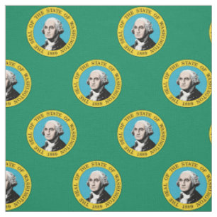 Tela Patrón de bandera del estado de Washington