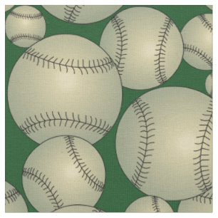 Tela Patrón de Baseballs