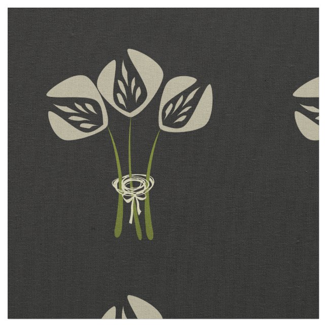 Tela Patrón de Bouquet de estilo Art Deco (De cerca)