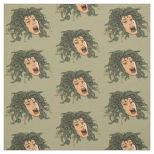Tela Patrón de cabeza de Medusa