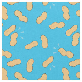 Tela Patrón de cacahuete de alimento saludable sobre az