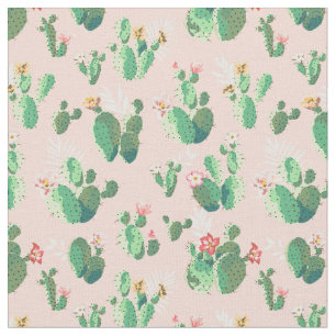 Tela Patrón de cactus