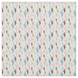 Tela Patrón de Cactus Saguaro del desierto del Pastel p