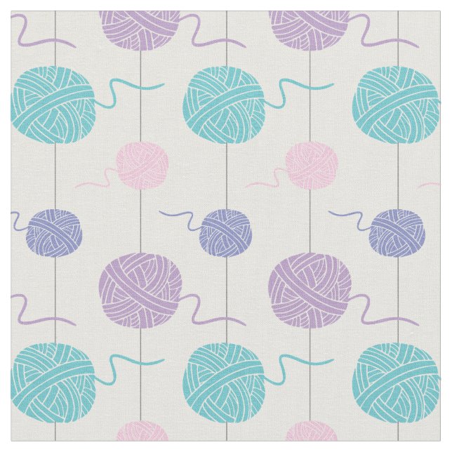 Tela Patrón de cadenas de bolas Pastel Yarn (De cerca)
