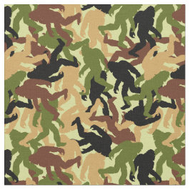 Tela Patrón de Camouflage Bigfoot Sasquatch Camo