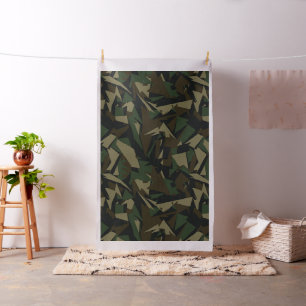 Tela Patrón de camuflaje artístico del ejército