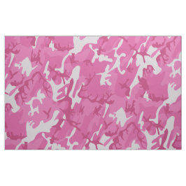 Tela Patrón de camuflaje rosado de camo