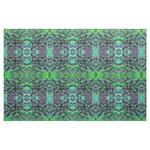 Tela Patrón de camuflaje verde jade y púrpura