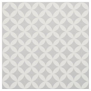 Tela Patrón de celosía de diamante gris de moda