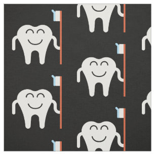 Tela Patrón de cepillo de dientes de dientes