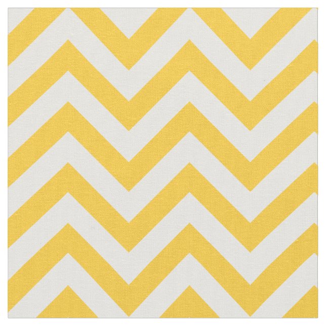Tela Patrón de Chevron Amarillo de Moda (De cerca)
