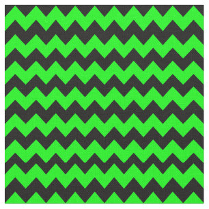 Tela Patrón de Chevron verde y negro brillante