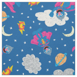 Tela Patrón de cielo nocturno de Super Grover 2.0