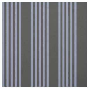 Tela Patrón de cinco bandas de azul-gris y carbón veget