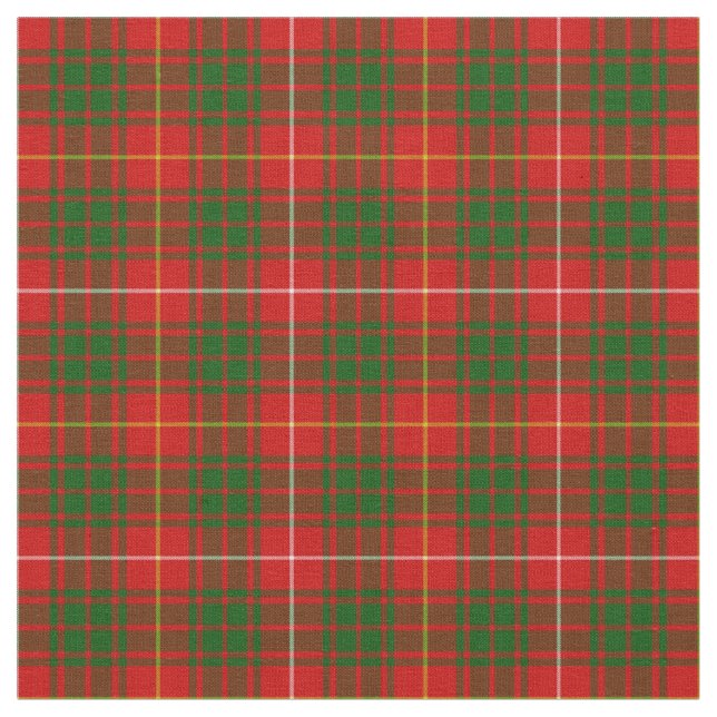 Tela Patrón de Clan Bruce Tartan (De cerca)