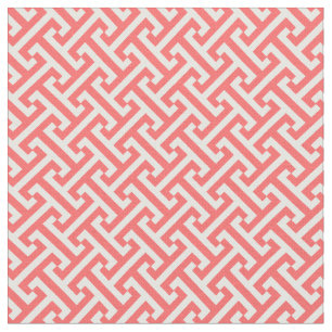 Tela Patrón de clave Coral Griego