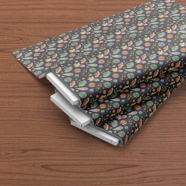 Tela Patrón de cohetes del espacio ultraterrestre de OV (Subido por el creador)