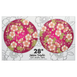 Tela Patrón de cojín de 28" de bricolaje japonés