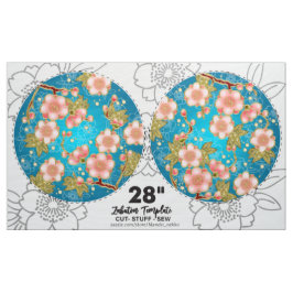 Tela Patrón de cojín de coser y corte Zabuton DIY de 28