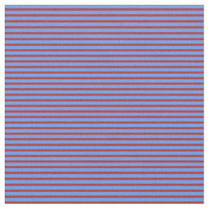 Tela Patrón de color azul marrón y flor de maíz