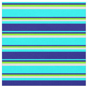 Tela Patrón de color cian, azul, verde y cian claro