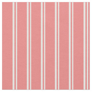 Tela Patrón de color de coral blanco y claro