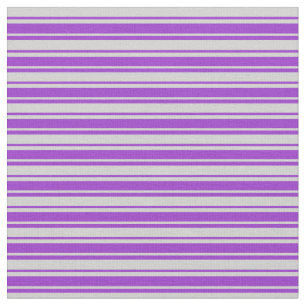 Tela Patrón de color gris claro y orquídea oscuro