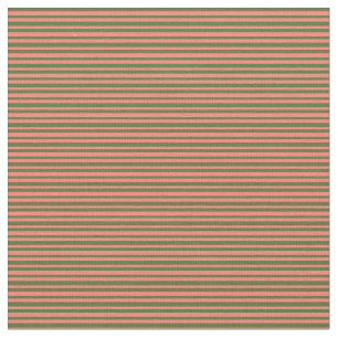 Tela Patrón de color verde salmón y oliva oscuro