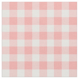 Tela Patrón de comprobación de Gingham rosa Rubor
