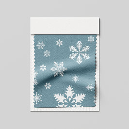 Tela Patrón de copo de nieve, copos de nieve blancos, n