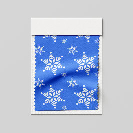 Tela Patrón de copo de nieve, copos de nieve blancos, n