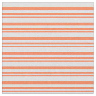 Tela Patrón de coral y lavanda