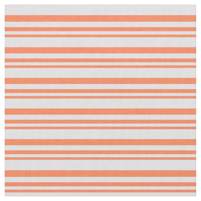 Tela Patrón de coral y lavanda (De cerca)