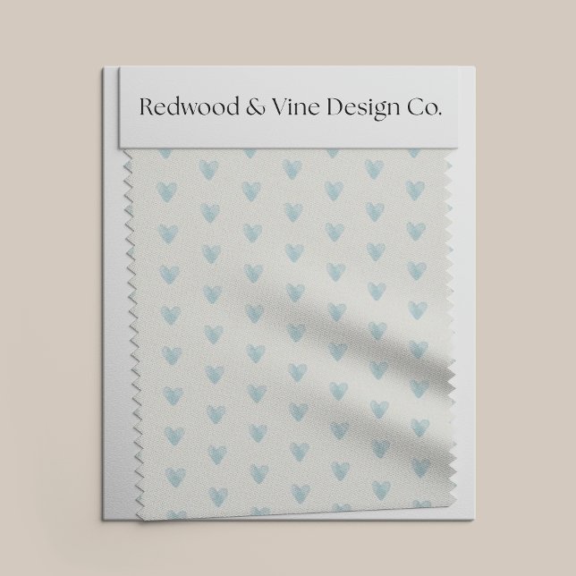 Tela Patrón de corazones pequeños | Aqua Verde azulada  (Subido por el creador)