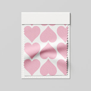 Tela Patrón de Corazones Rosados, Romántico, Amor