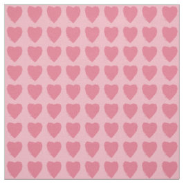 Tela Patrón de Corazones Rosas